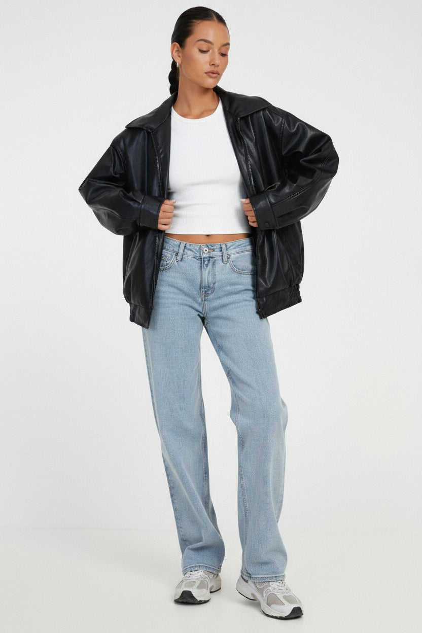 Naomi - Tussenjas Dames Bomberjack Oversized Praktisch en Sportief
