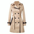 Jasmijn - Tussenjas Dames Trenchcoat Lang met Ceintuur Beschermend