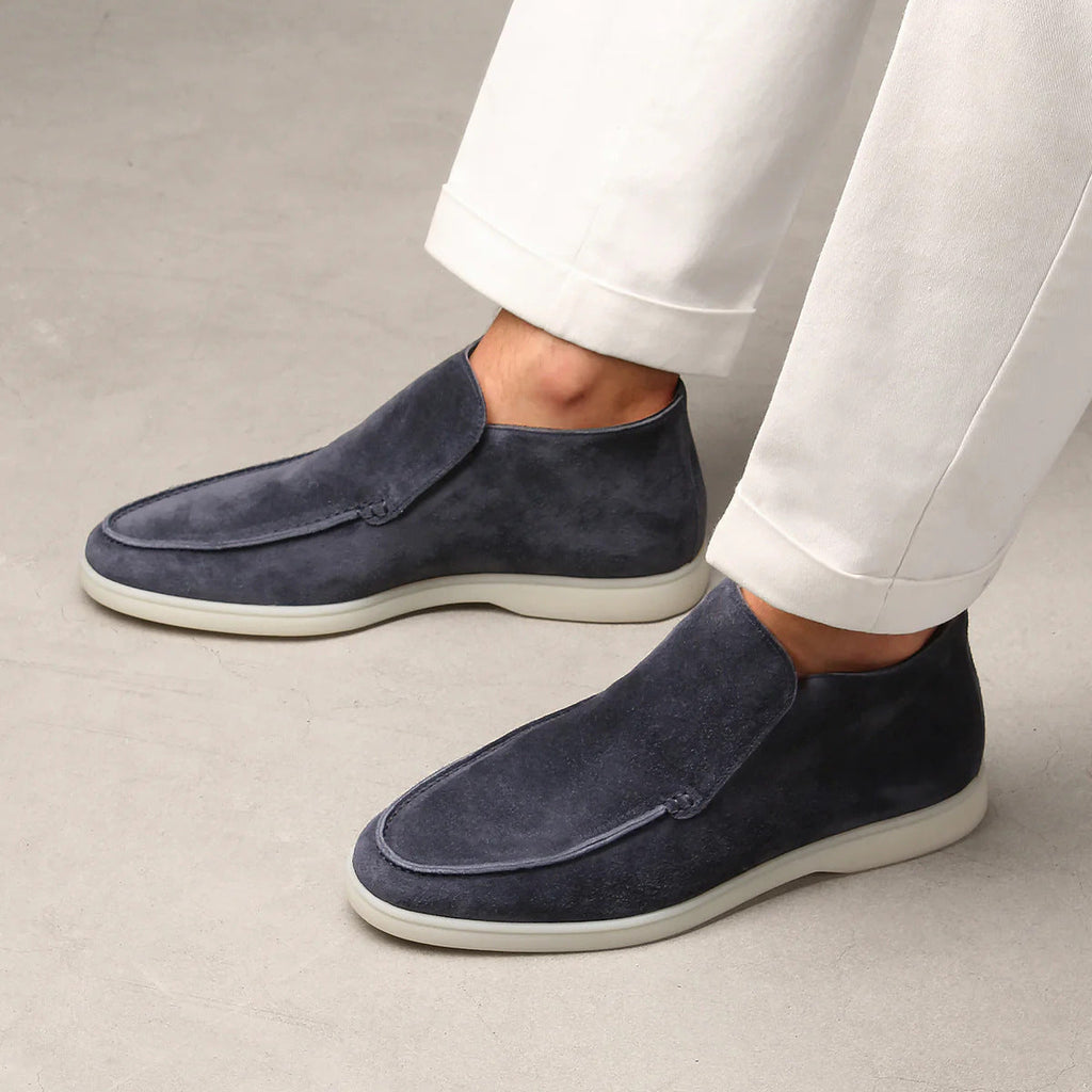 Jelle - Loafers Heren Enkelhoog Instappers Moccasin Comfortabel en Modern