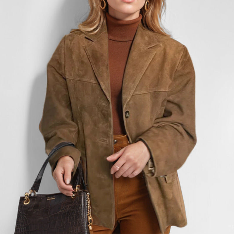 Lynn - Blazer Dames Oversized met Reverskraag Nonchalant en Stijlvol