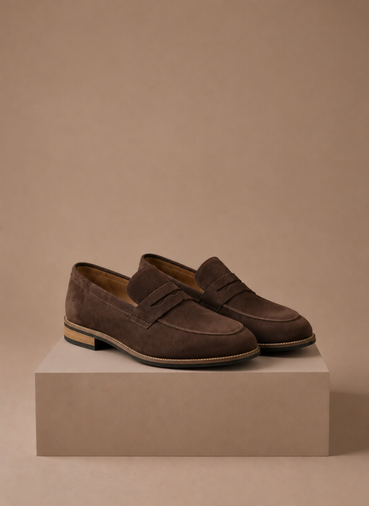 Luuk - Penny Loafers Heren Instappers Moccasin Stoer en Klassiek