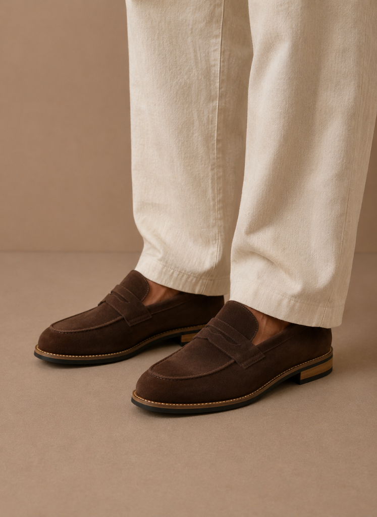 Luuk - Penny Loafers Heren Instappers Moccasin Stoer en Klassiek