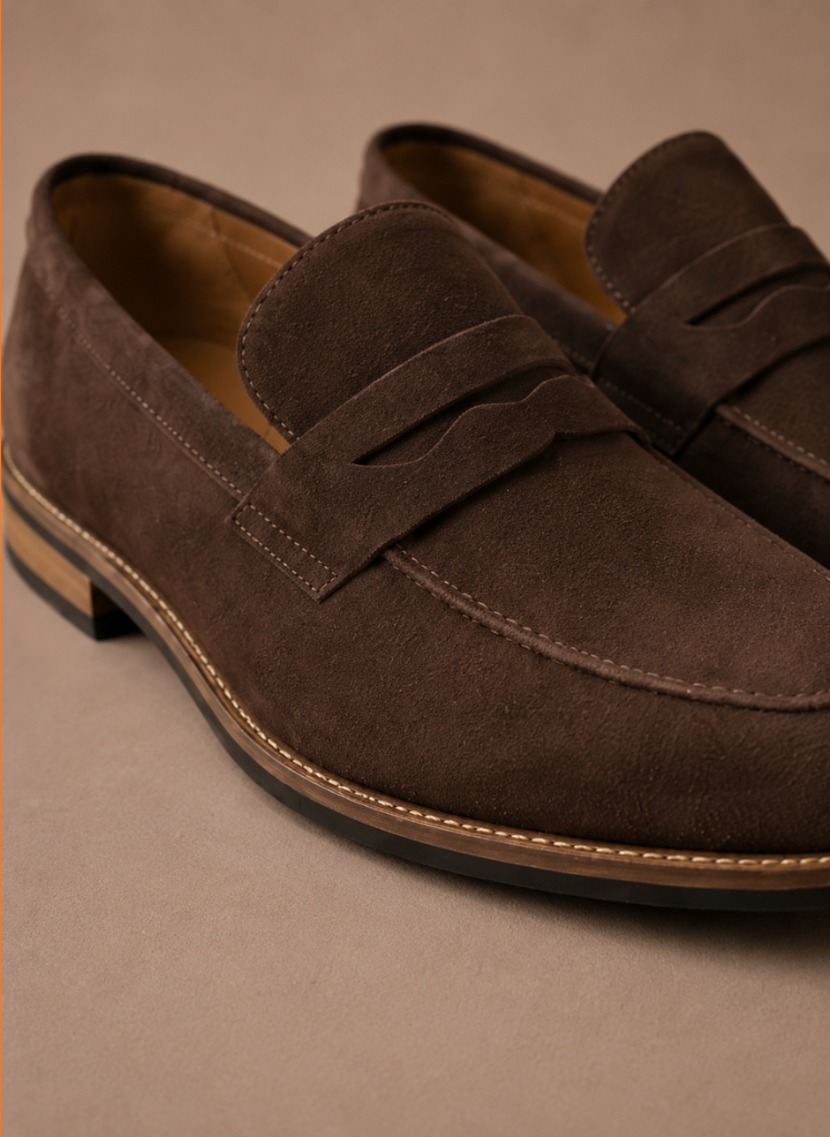 Luuk - Penny Loafers Heren Instappers Moccasin Stoer en Klassiek