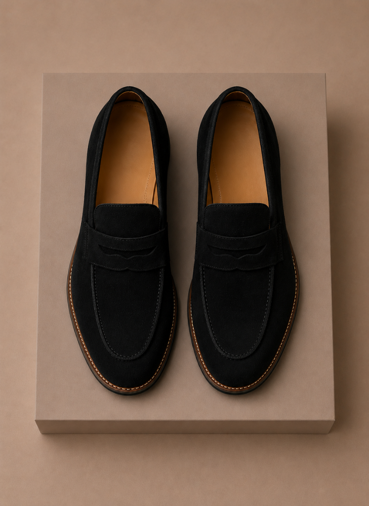 Luuk - Penny Loafers Heren Instappers Moccasin Stoer en Klassiek