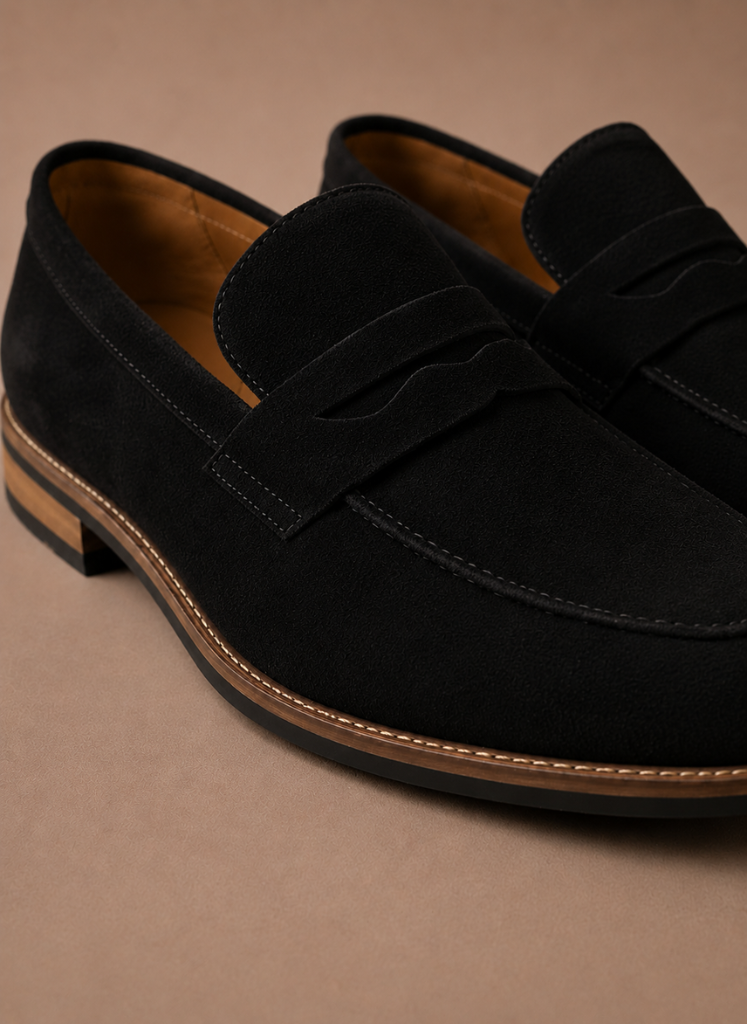 Luuk - Penny Loafers Heren Instappers Moccasin Stoer en Klassiek