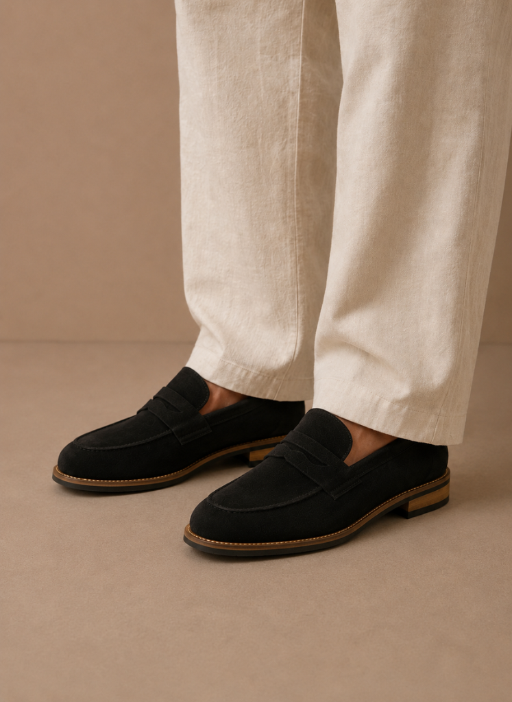 Luuk - Penny Loafers Heren Instappers Moccasin Stoer en Klassiek