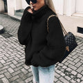 Wieke - Trui Dames Oversized Grofgebreid met Hoge Col Nonchalant