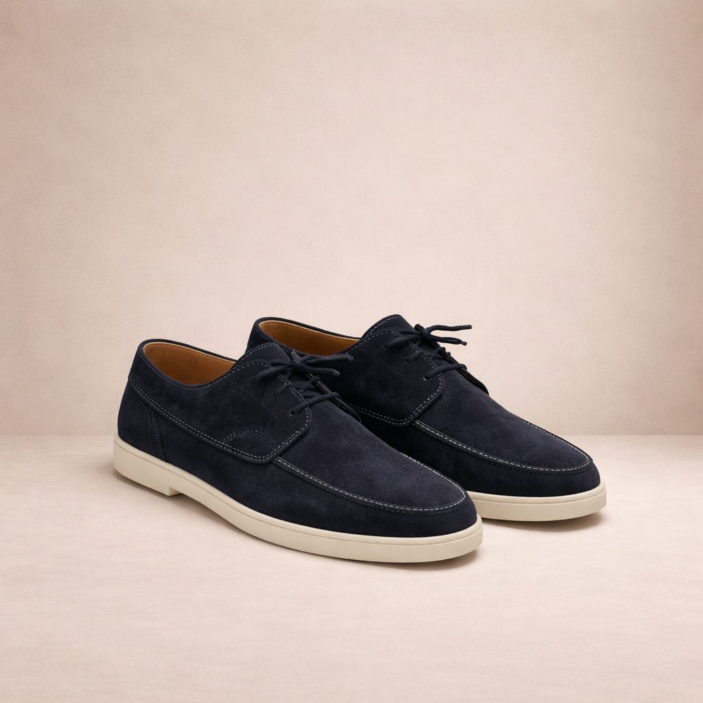 Boaz - Veterschoenen Heren met Moccasin Neus Robuust en Tijdloos