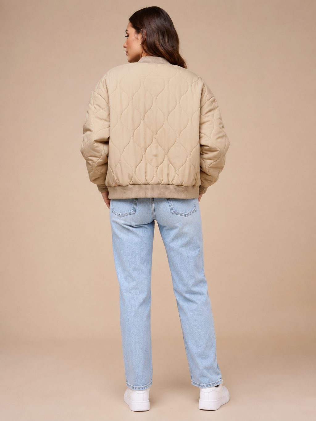 Bomberjack Dames Oversized Gewatteerd met Rits en Klepzakken Casual